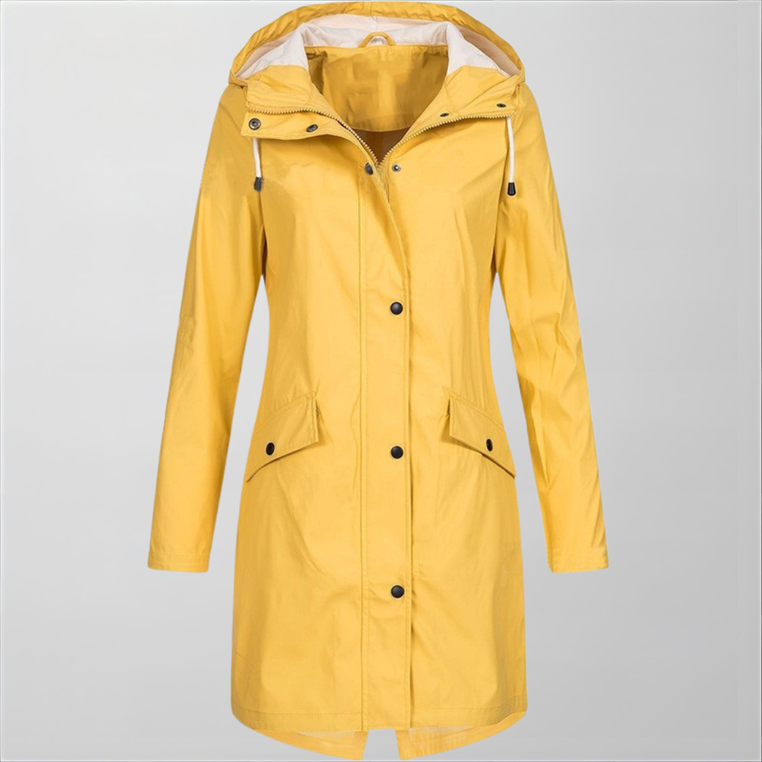 Giacca Impermeabile Donna con Cappuccio – Leggera e Antipioggia – Valentina