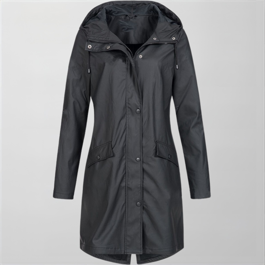 Giacca Impermeabile Donna con Cappuccio – Leggera e Antipioggia – Valentina