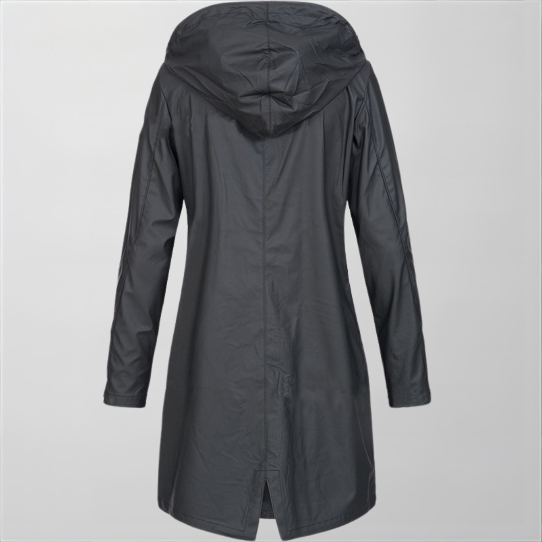 Giacca Impermeabile Donna con Cappuccio – Leggera e Antipioggia – Valentina