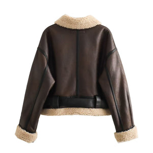 Giacca Invernale Donna in Pile Sherpa – Calore Deciso e Stile Iconico – Claudia