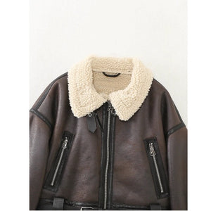 Giacca Invernale Donna in Pile Sherpa – Calore Deciso e Stile Iconico – Claudia