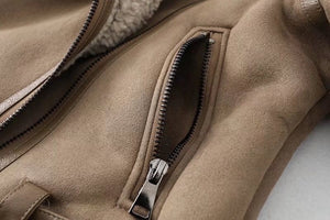 Giacca Invernale Donna in Pile Sherpa – Calore Morbido e Stile Raffinato – Caterina