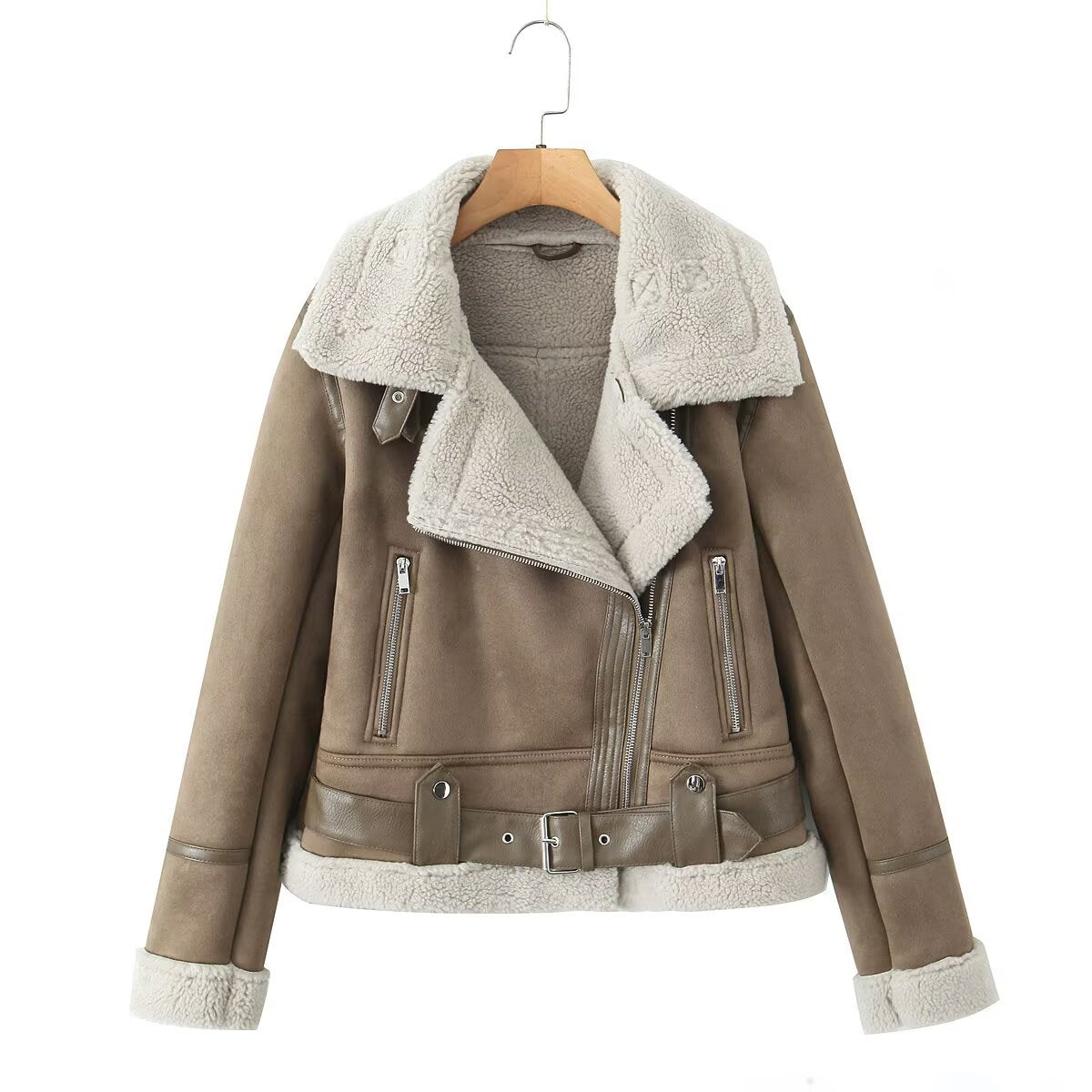 Giacca Invernale Donna in Pile Sherpa – Morbidezza Avvolgente ed Elegante – Giada