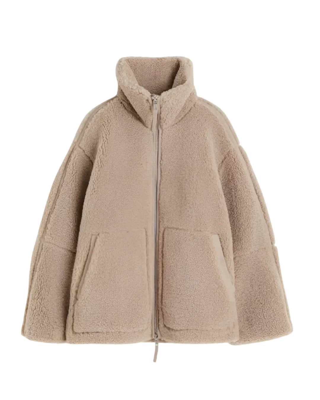 Giacca Invernale Donna in Pile Sherpa – Morbidezza, Calore e Stile Oversize – Elisa