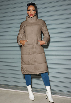 Giacca Invernale Lunga Imbottita da Donna – Calore Elegante e Stile Contemporaneo – Federica