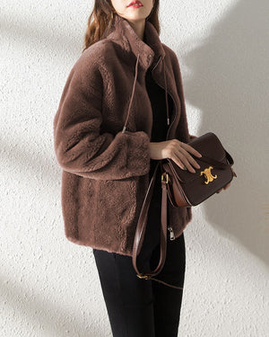 Giacca Invernale in Pelliccia da Donna – Calore Elegante e Comfort Soffice – Beatrice