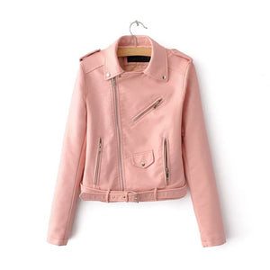 Giacca in Pelle Donna Elegante Casual – Alessia