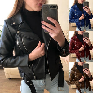 Giacca in Pelle Elegante da Donna – Effetto Scolpente e Fascino Sofisticato – Martina