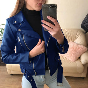 Giacca in Pelle Elegante da Donna – Effetto Scolpente e Fascino Sofisticato – Martina