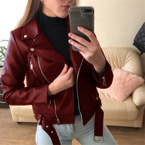 Giacca in Pelle Elegante da Donna – Effetto Scolpente e Fascino Sofisticato – Martina