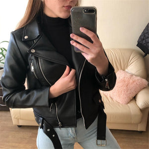 Giacca in Pelle Elegante da Donna – Effetto Scolpente e Fascino Sofisticato – Martina