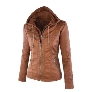 Giacca in Pelle Invernale da Donna – Linee Snellenti e Calore Morbido – Giulia