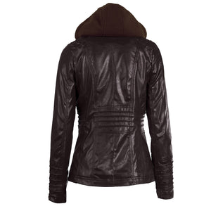 Giacca in Pelle Invernale da Donna – Linee Snellenti e Calore Morbido – Giulia