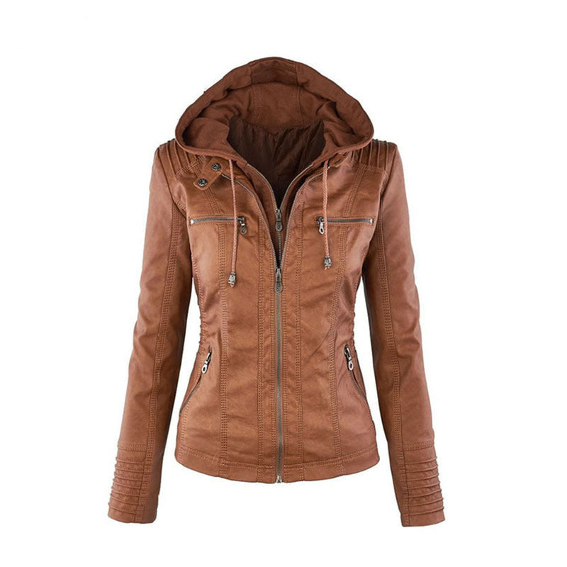 Giacca in Pelle Invernale da Donna – Linee Snellenti e Calore Morbido – Giulia