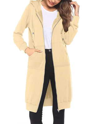 Giada - Felpa Donna con Zip e Cappuccio