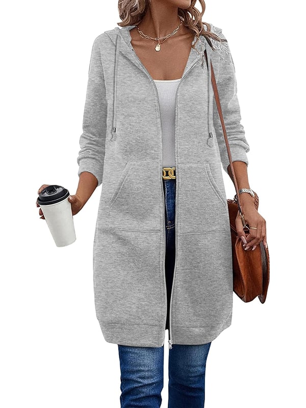 Giada - Felpa Donna con Zip e Cappuccio