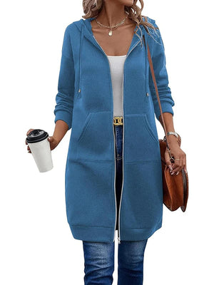 Giada - Felpa Donna con Zip e Cappuccio
