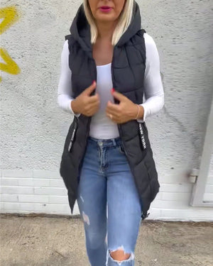 Gilet Invernale da Donna con Cappuccio – Protezione da Vento e Freddo – Alessia