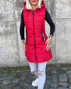 Gilet Invernale da Donna con Cappuccio – Protezione da Vento e Freddo – Alessia