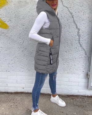 Gilet Invernale da Donna con Cappuccio – Protezione da Vento e Freddo – Alessia