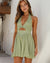 Vestito Isla Mini Halter con Schiena Scoperta e Dettaglio Cut-Out