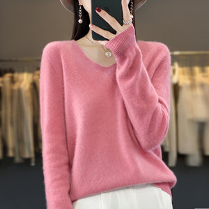 Maglione Donna Elegante Sofia in Lana e Cashmere – Morbido e Caldo per Ogni Occasione