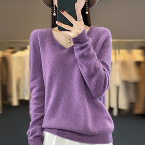 Maglione Donna Elegante Sofia in Lana e Cashmere – Morbido e Caldo per Ogni Occasione