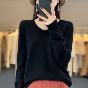 Maglione Donna Elegante Sofia in Lana e Cashmere – Morbido e Caldo per Ogni Occasione