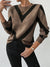 Maglione Donna Elegante con Motivo Geometrico a V – Martina