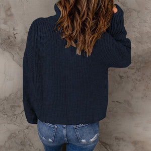 Maglione Donna Invernale con Zip – Calore, Stile e Comfort Quotidiano – Giorgia