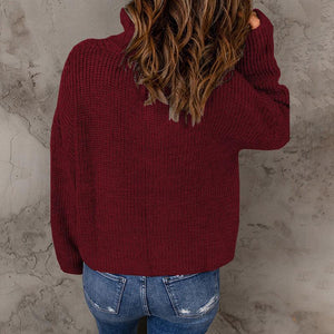 Maglione Donna Invernale con Zip – Calore, Stile e Comfort Quotidiano – Giorgia