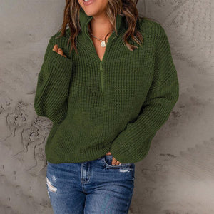 Maglione Donna Invernale con Zip – Calore, Stile e Comfort Quotidiano – Giorgia
