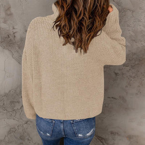 Maglione Donna Invernale con Zip – Calore, Stile e Comfort Quotidiano – Giorgia