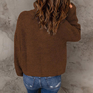 Maglione Donna Invernale con Zip – Calore, Stile e Comfort Quotidiano – Giorgia