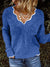 Maglione Donna Morbido con Scollo Ondulato a V – Aurora