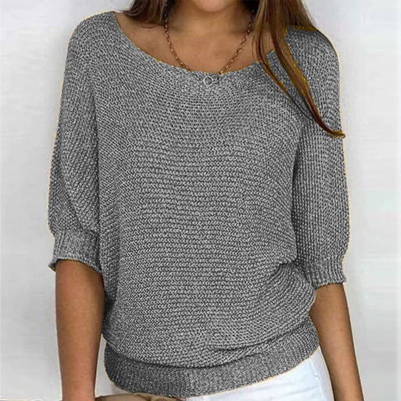 Maglione Donna da Primavera con Maniche a 3/4