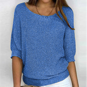 Maglione Donna da Primavera con Maniche a 3/4