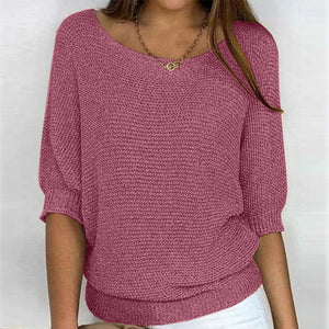 Maglione Donna da Primavera con Maniche a 3/4