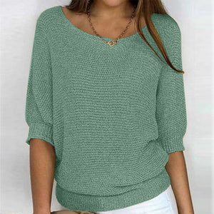 Maglione Donna da Primavera con Maniche a 3/4