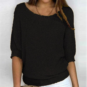 Maglione Donna da Primavera con Maniche a 3/4