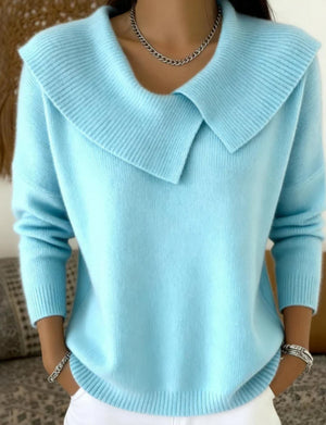 Maglione Donna in Maglia Calda e Morbida - Collo Elegante e Comfort Avvolgente - Martina