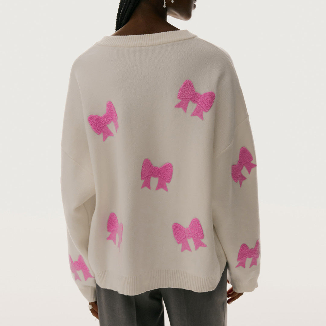 Maglione Oversize Donna con Fiocchi – Morbidezza, Stile e Tocchi Romantici