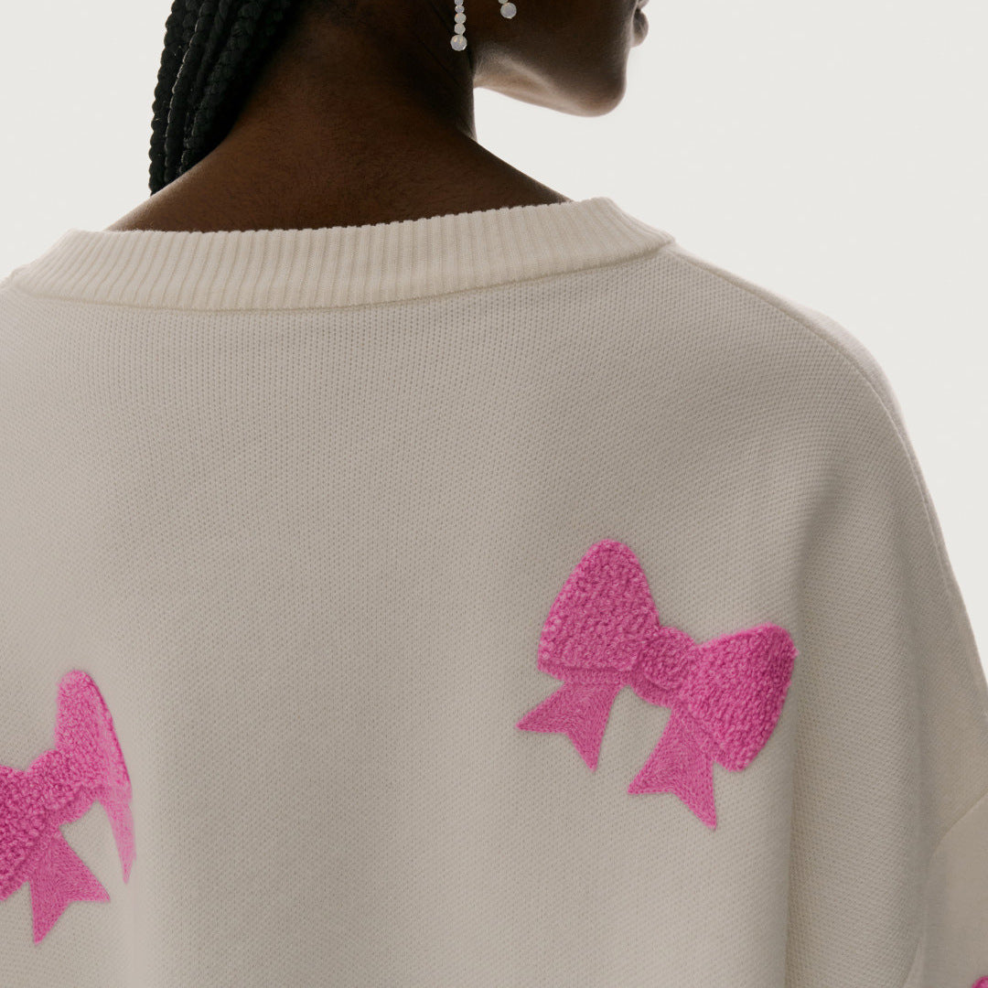 Maglione Oversize Donna con Fiocchi – Morbidezza, Stile e Tocchi Romantici