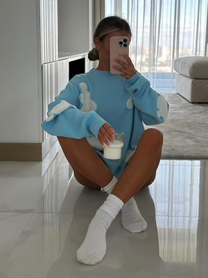 Maglione Oversize Donna con Fiocchi – Morbidezza, Stile e Tocchi Romantici