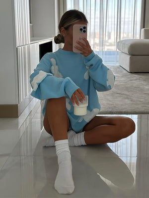 Maglione Oversize Donna con Fiocchi – Morbidezza, Stile e Tocchi Romantici