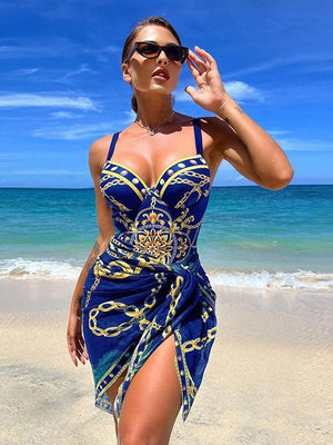 Costume Intero Donna Mare – Completo con Pareo Elegante