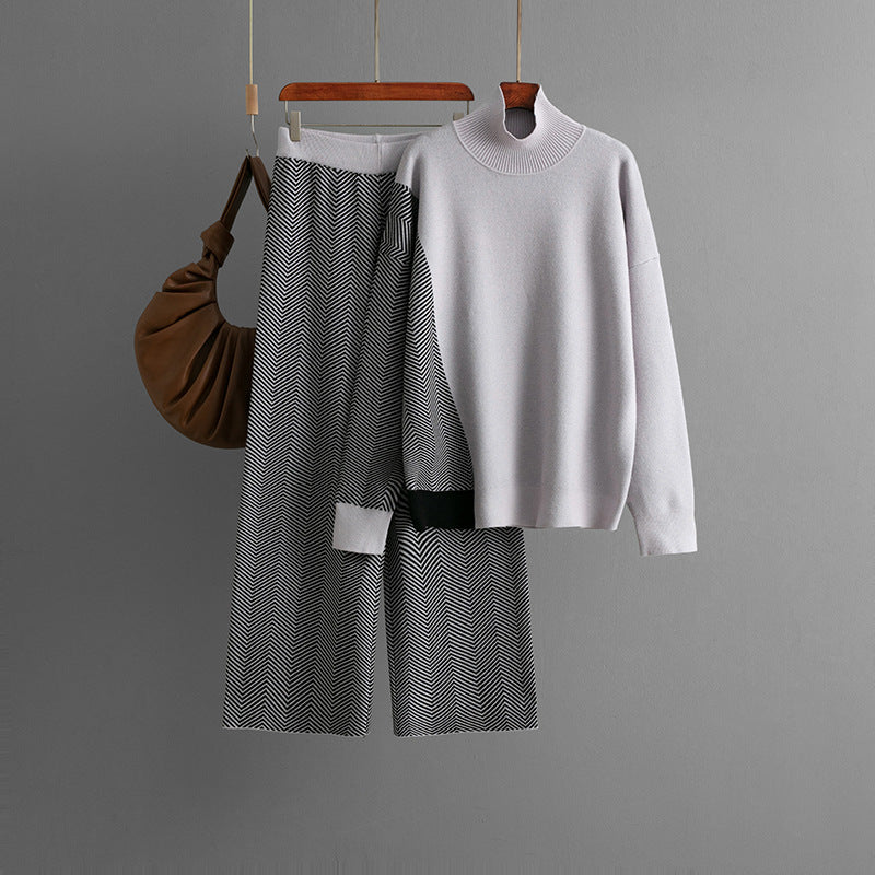 Completo Maglia Donna Adele – Eleganza e Comfort Coordinato