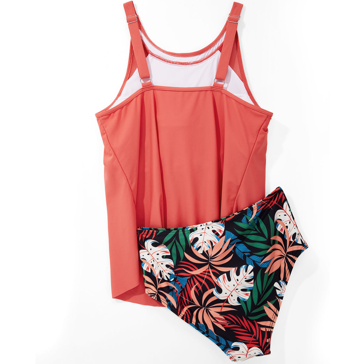 Tankini Flowy Elegance – Costume da Bagno con Top Lungo e Slip Coprente