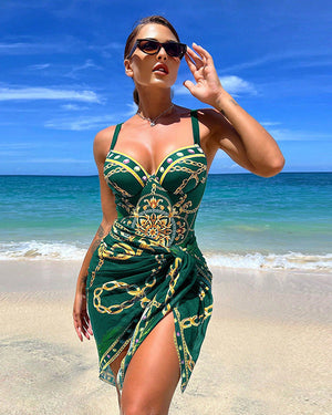 Costume Intero Donna Mare – Completo con Pareo Elegante