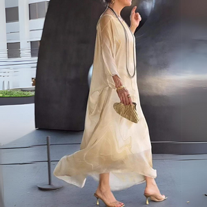 Mariana - Vestito Lungo Elegante in Chiffon